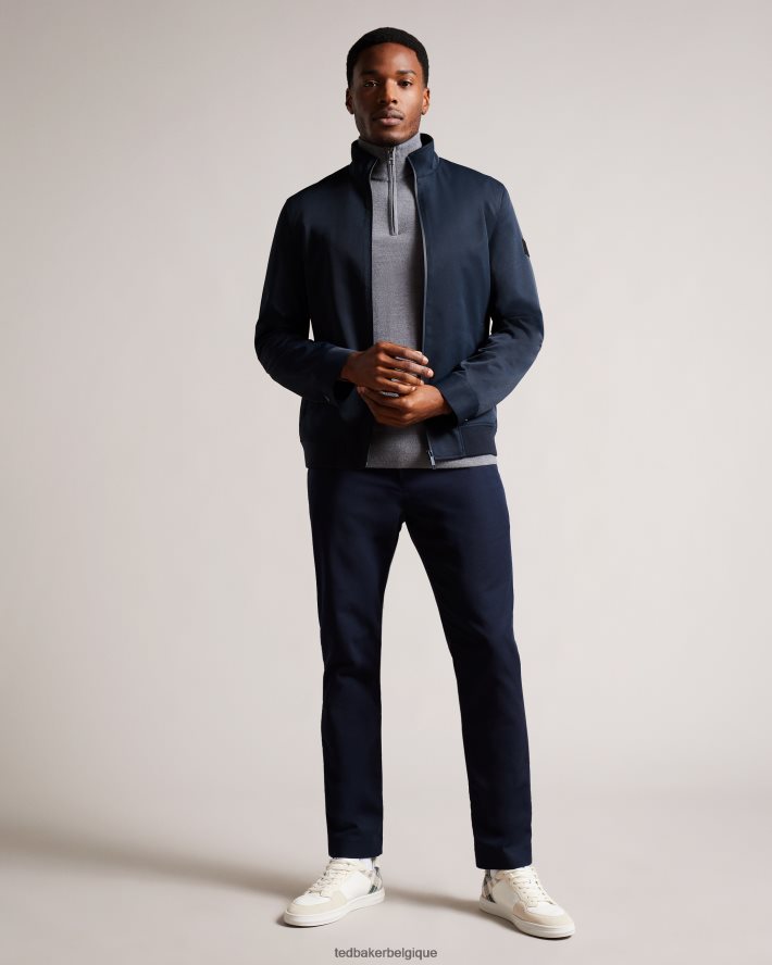 être Ted Baker Hommes blouson aviateur en nylon arzona marine FR8J421366 vêtements