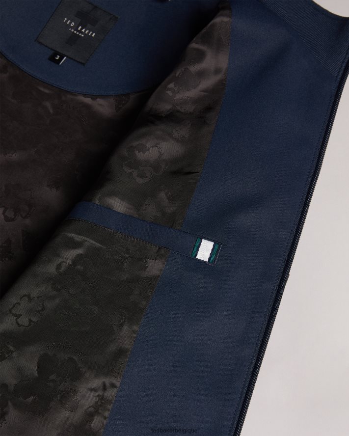 être Ted Baker Hommes blouson aviateur en nylon arzona marine FR8J421366 vêtements