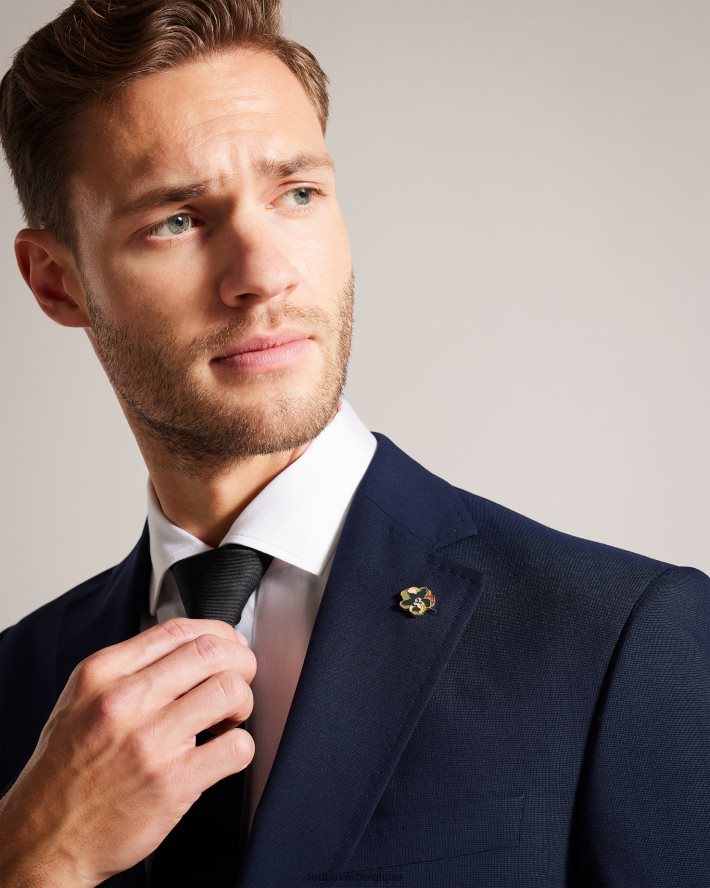 être Ted Baker Hommes jvjktbl - veste de costume slim brt-bleu FR8J421353 vêtements