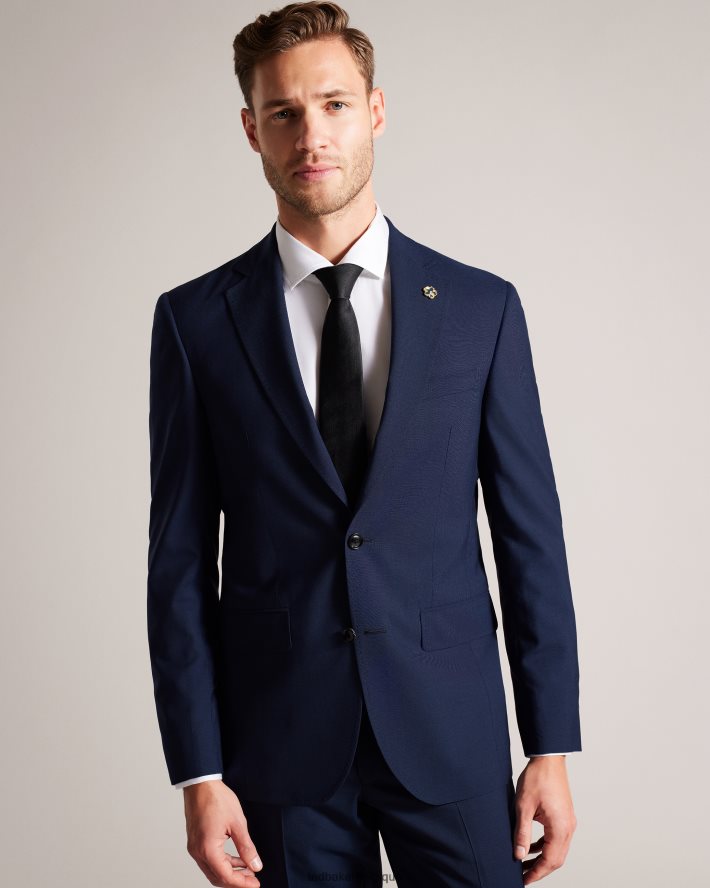 être Ted Baker Hommes jvjktbl - veste de costume slim brt-bleu FR8J421353 vêtements