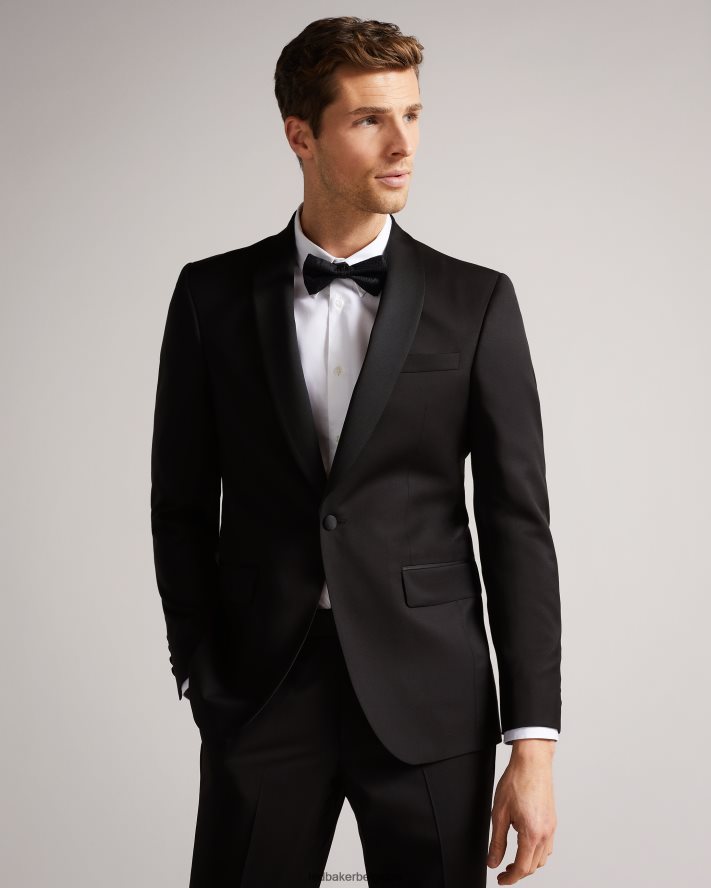 être Ted Baker Hommes jvtuxj veste de costume de smoking coupe slim noir FR8J421361 vêtements