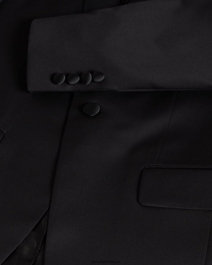 être Ted Baker Hommes jvtuxj veste de costume de smoking coupe slim noir FR8J421361 vêtements