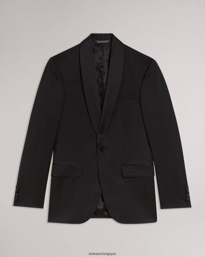 être Ted Baker Hommes jvtuxj veste de costume de smoking coupe slim noir FR8J421361 vêtements