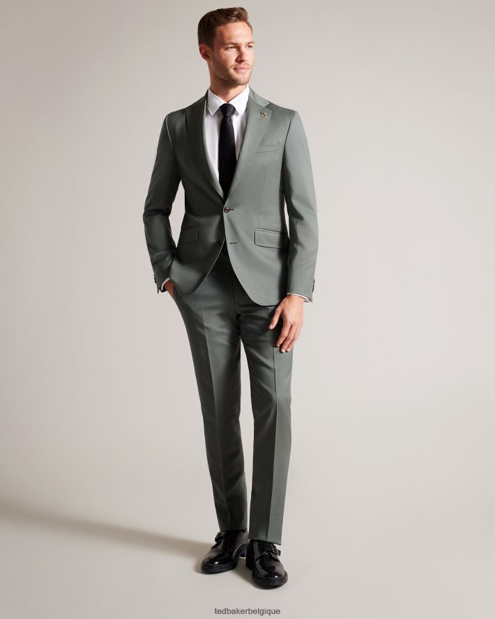 être Ted Baker Hommes lappej veste de costume en pure laine vert FR8J421387 vêtements