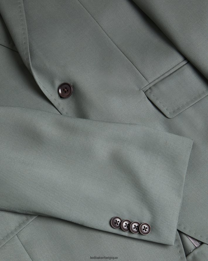 être Ted Baker Hommes lappej veste de costume en pure laine vert FR8J421387 vêtements