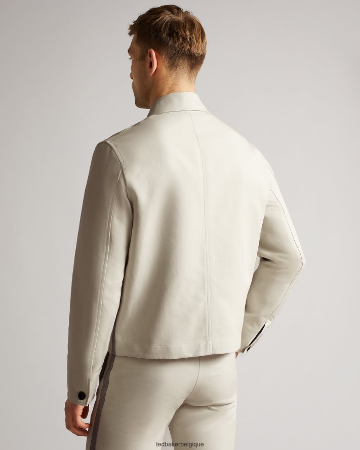 être Ted Baker Hommes veste courte bodley double face écru FR8J421527 vêtements