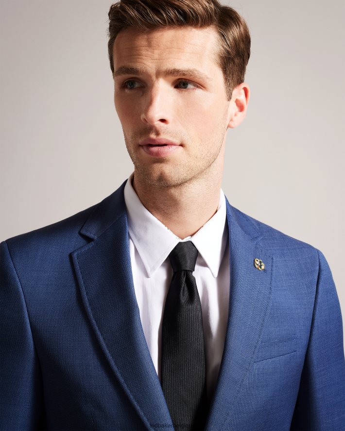 être Ted Baker Hommes veste de costume en laine bleu marine upsalaj marine FR8J421607 vêtements