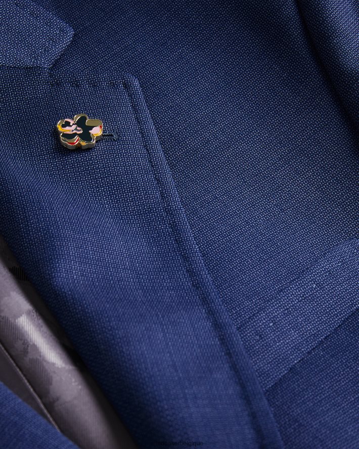 être Ted Baker Hommes veste de costume en laine bleu marine upsalaj marine FR8J421607 vêtements