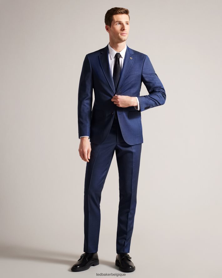 être Ted Baker Hommes veste de costume en laine bleu marine upsalaj marine FR8J421607 vêtements