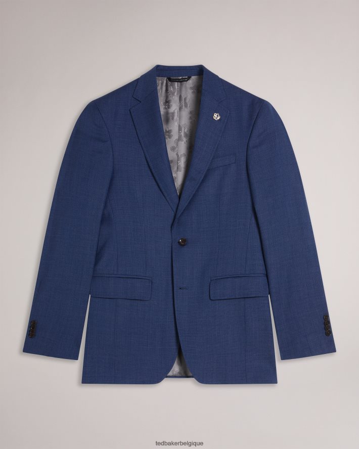 être Ted Baker Hommes veste de costume en laine bleu marine upsalaj marine FR8J421607 vêtements