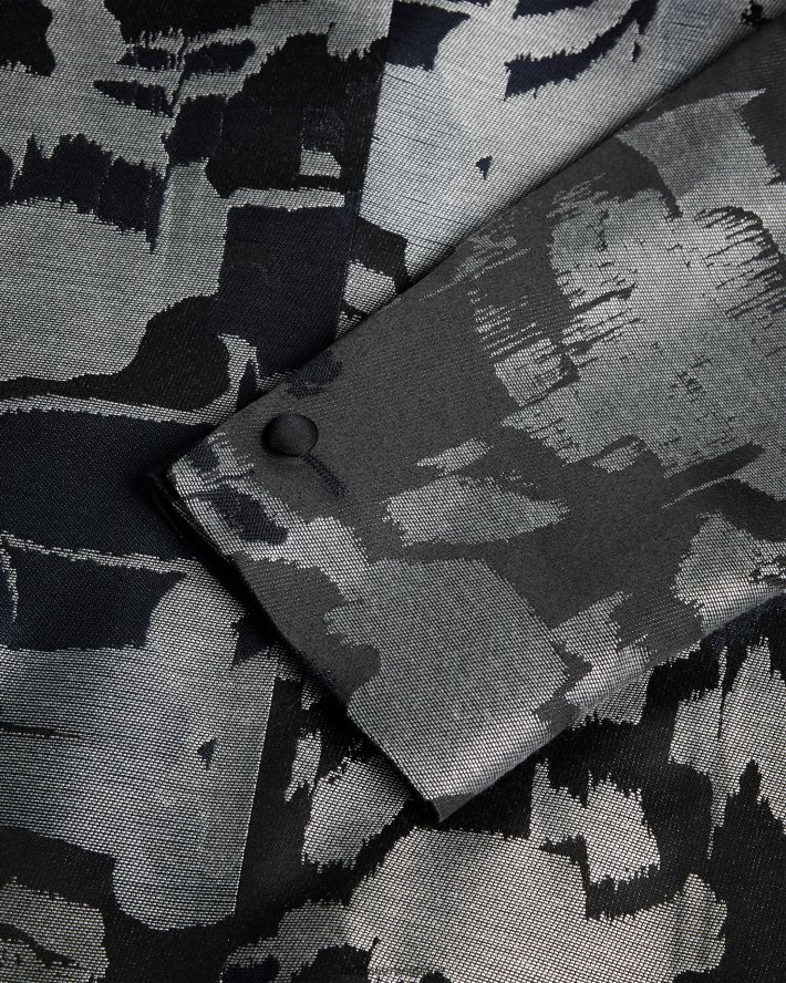 être Ted Baker Hommes veste de soirée à simple boutonnage Diegan noir FR8J421218 vêtements